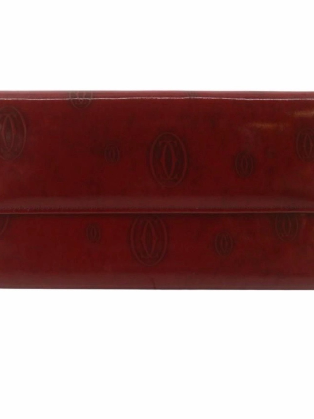Cartier Bordeaux Happy Birthday tri fold wallet